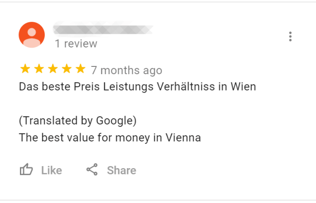 bewertung bei google 